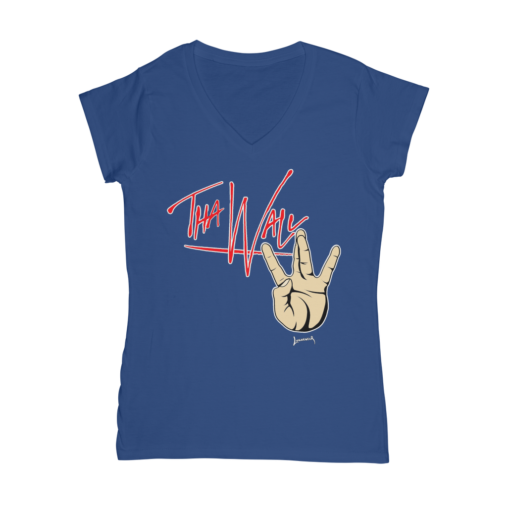 Big W (USA) "The Wall" Women's Wear V-Neck T-Shirt