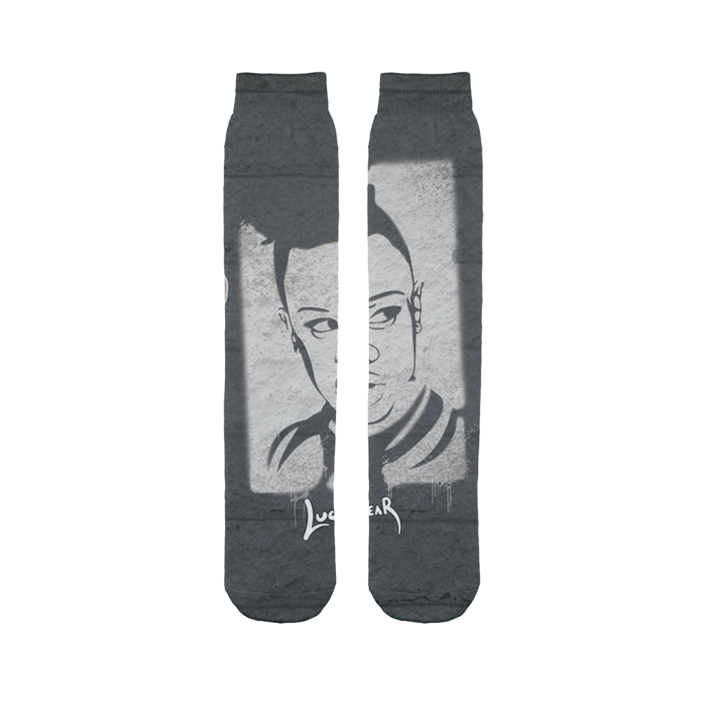 Vanity (USA) "Graffiti Portrait" Tube Socks