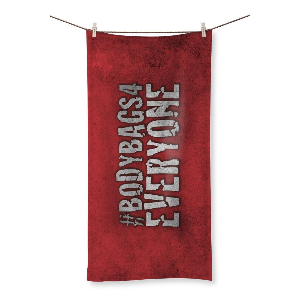 Mr Grim (USA) "Bodybags 4 Everyone" Home and Beach Towel