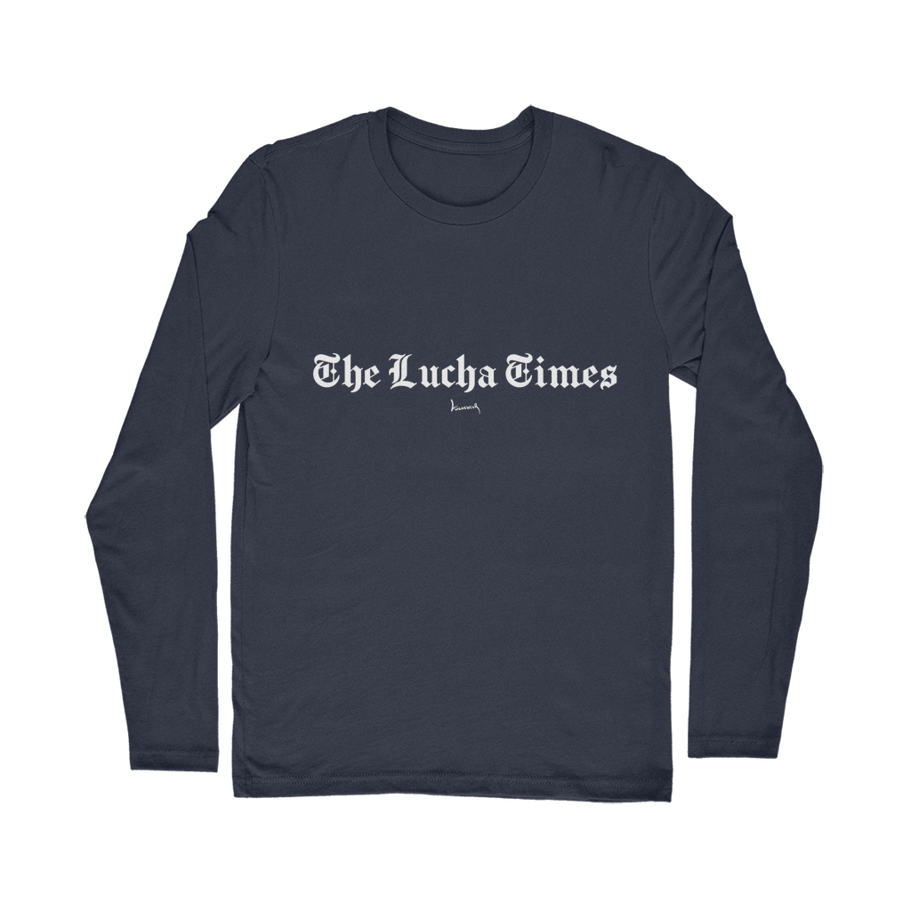 Lucha Times (White) Unisex Long Sleeve Tee