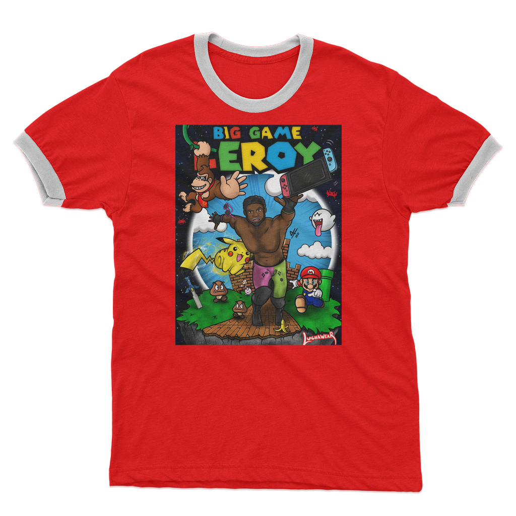 Get your game on! (USA) "Leroy Green" Ringer Tee