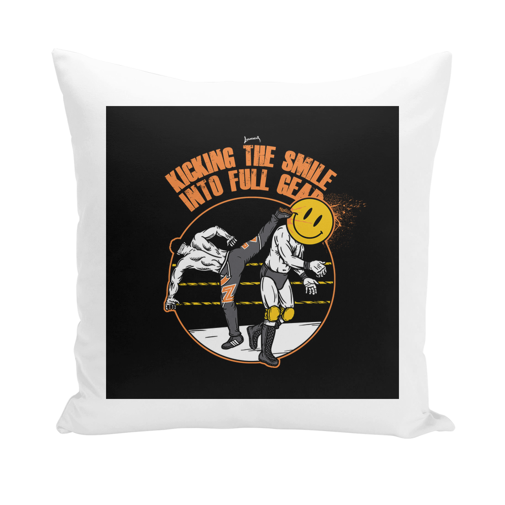 Zamir Zuriel (USA) "Full Gear" Throw Pillow