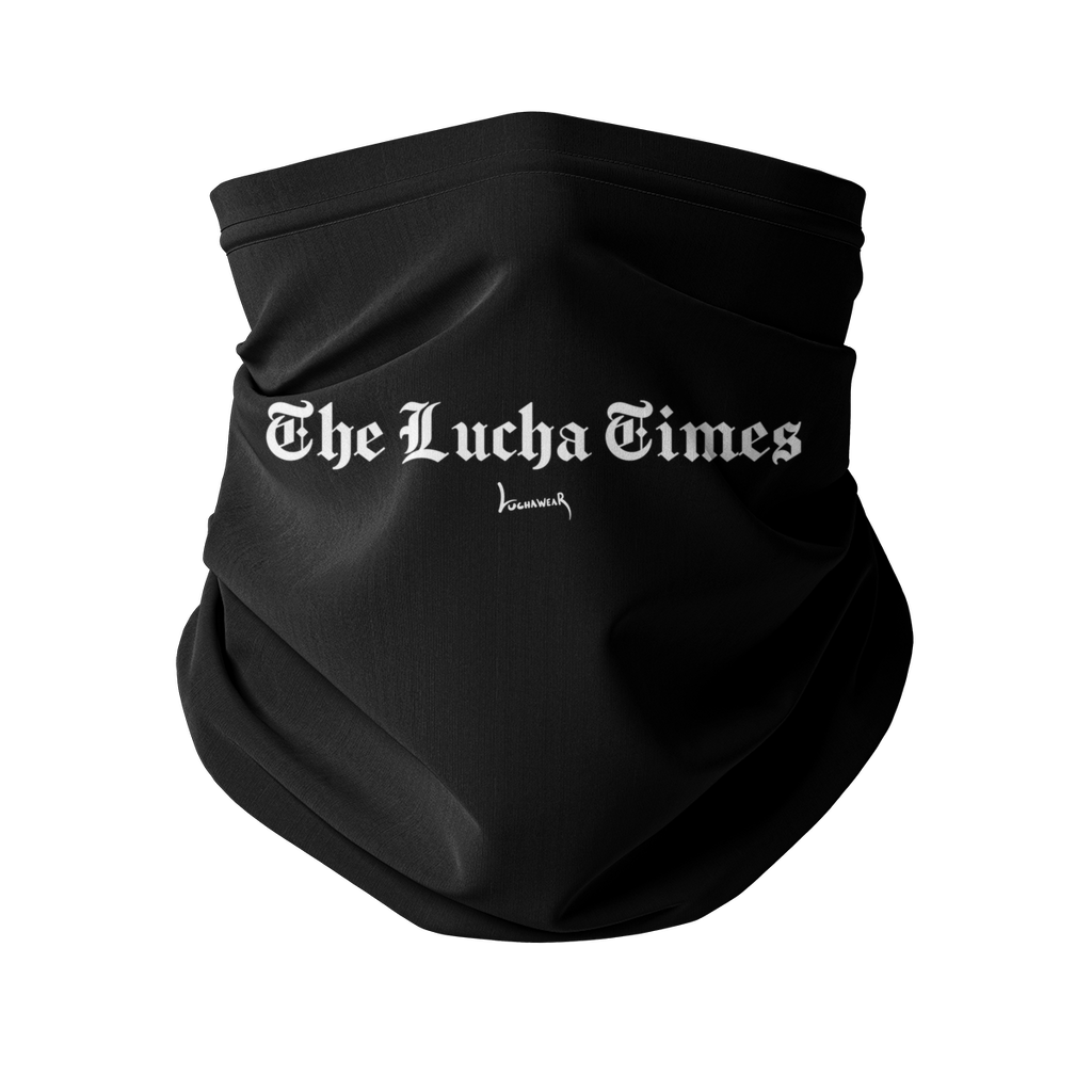 Lucha Times (White) Neck Gaiter