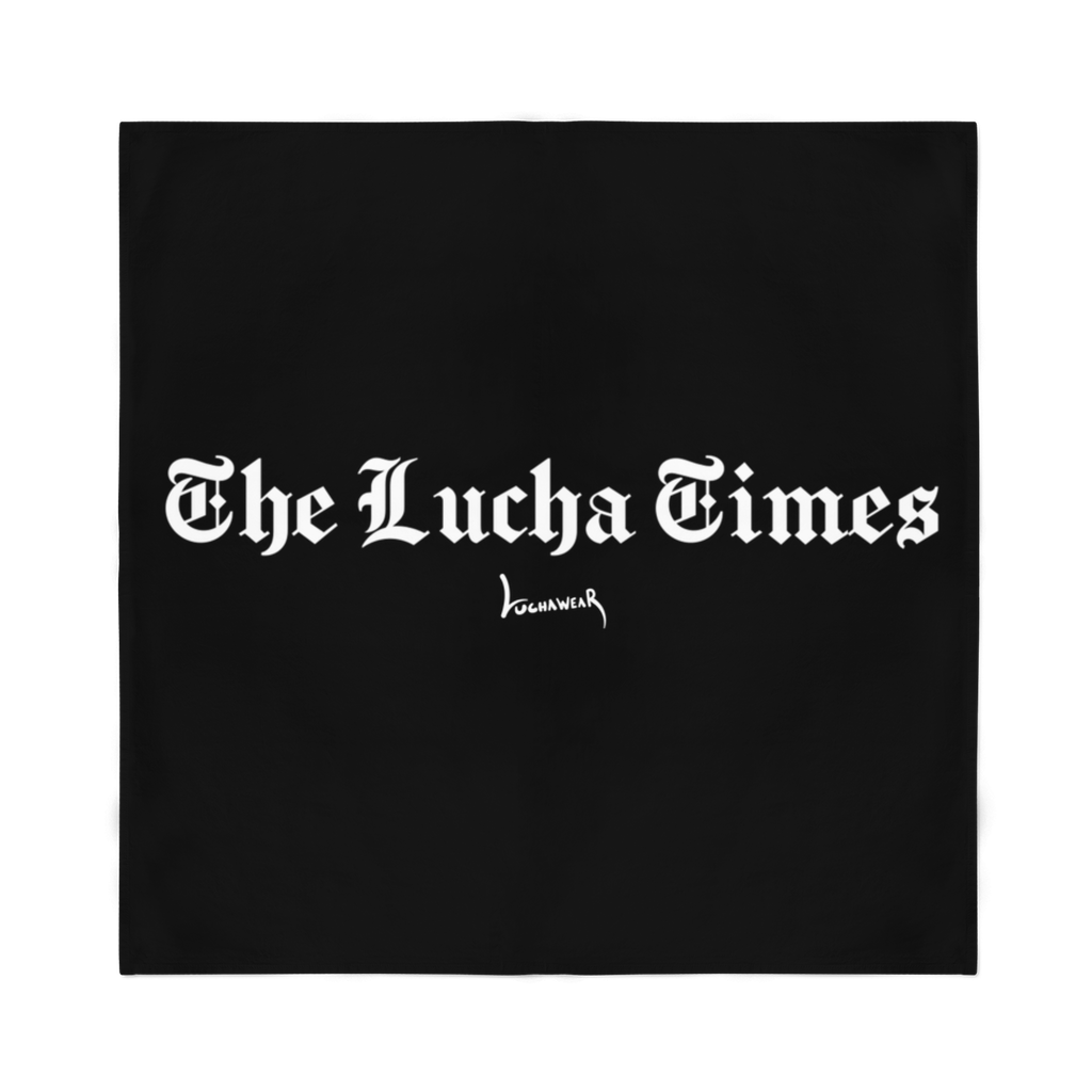 Lucha Times (White) Bandana