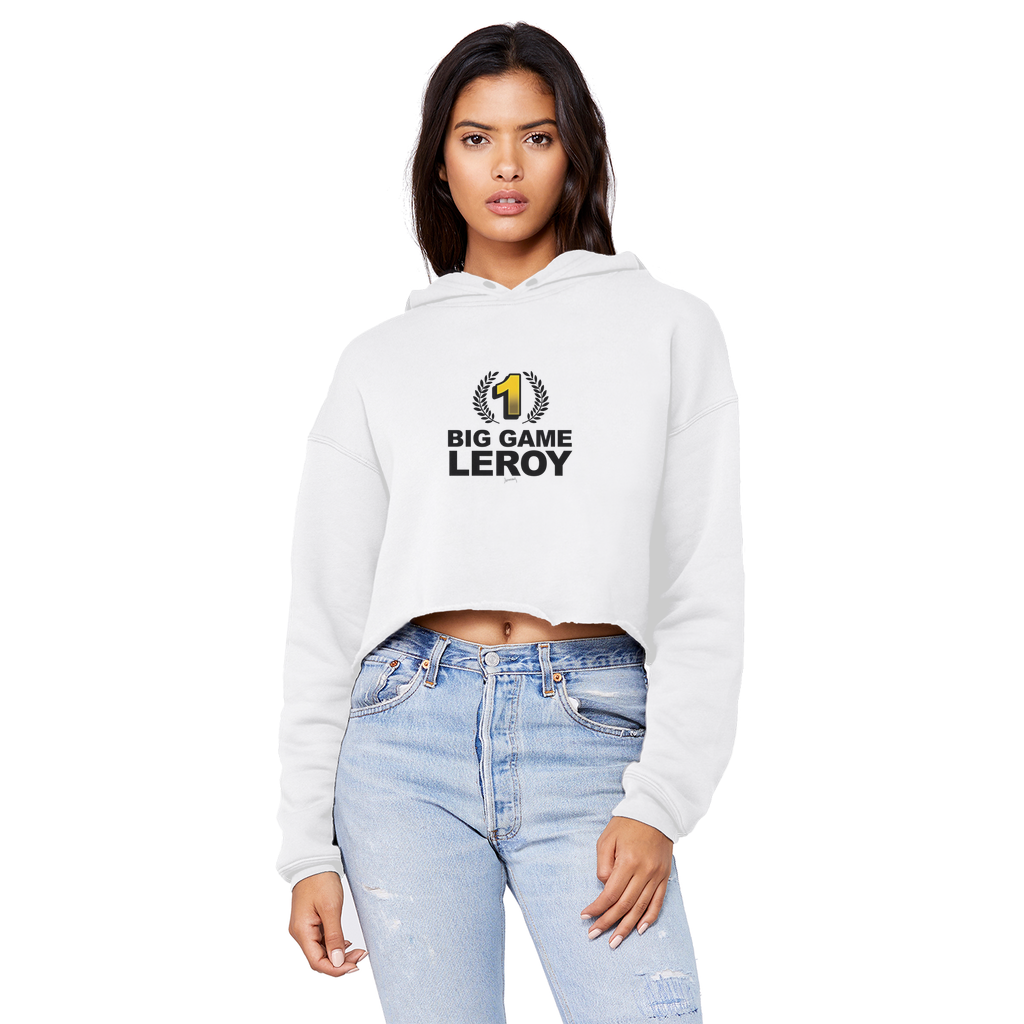 Leroy Green (USA) "Number One" Unisex Crop Top Boyfriend Hoodie