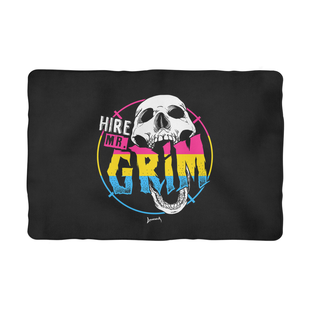 Mr Grim (USA) "Grim and Proud"  Pet Blanket