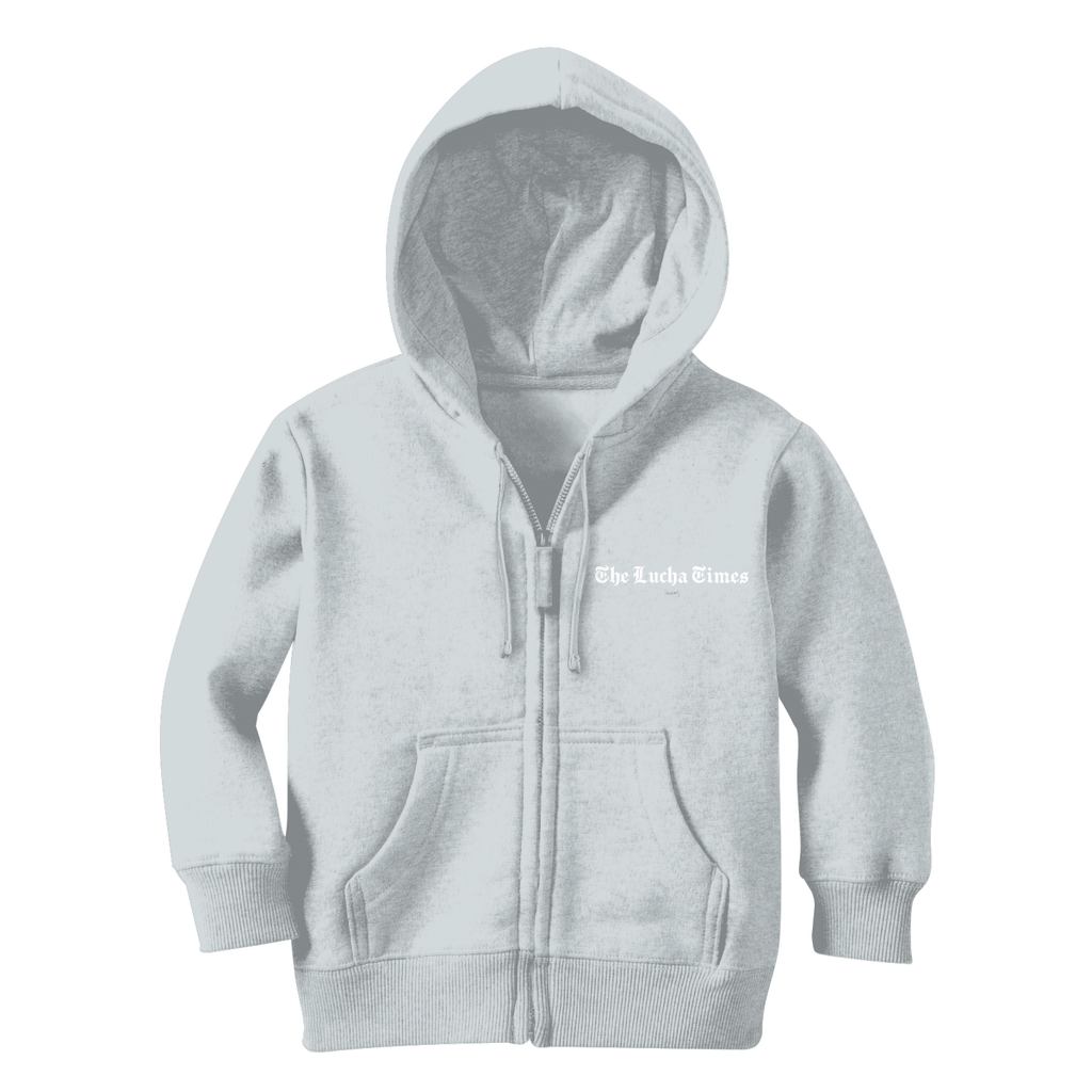 Lucha Times (White) Youthwear Zip Hoodie