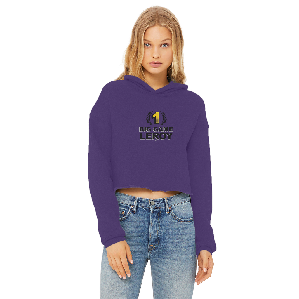 Leroy Green (USA) "Number One" Women's Wear Crop Top Hoodie