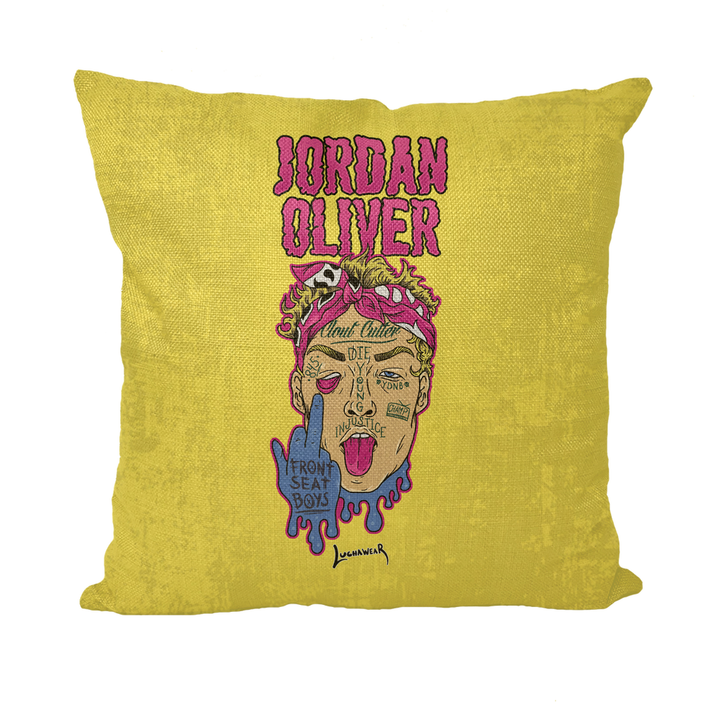 Jordan Oliver (USA) "Clout Man" Throw Pillow with Insert