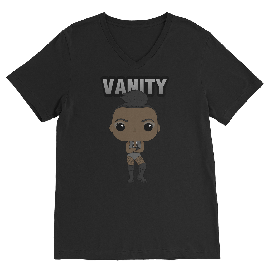 Vanity (USA) "Lil Vanity" V Neck Tee