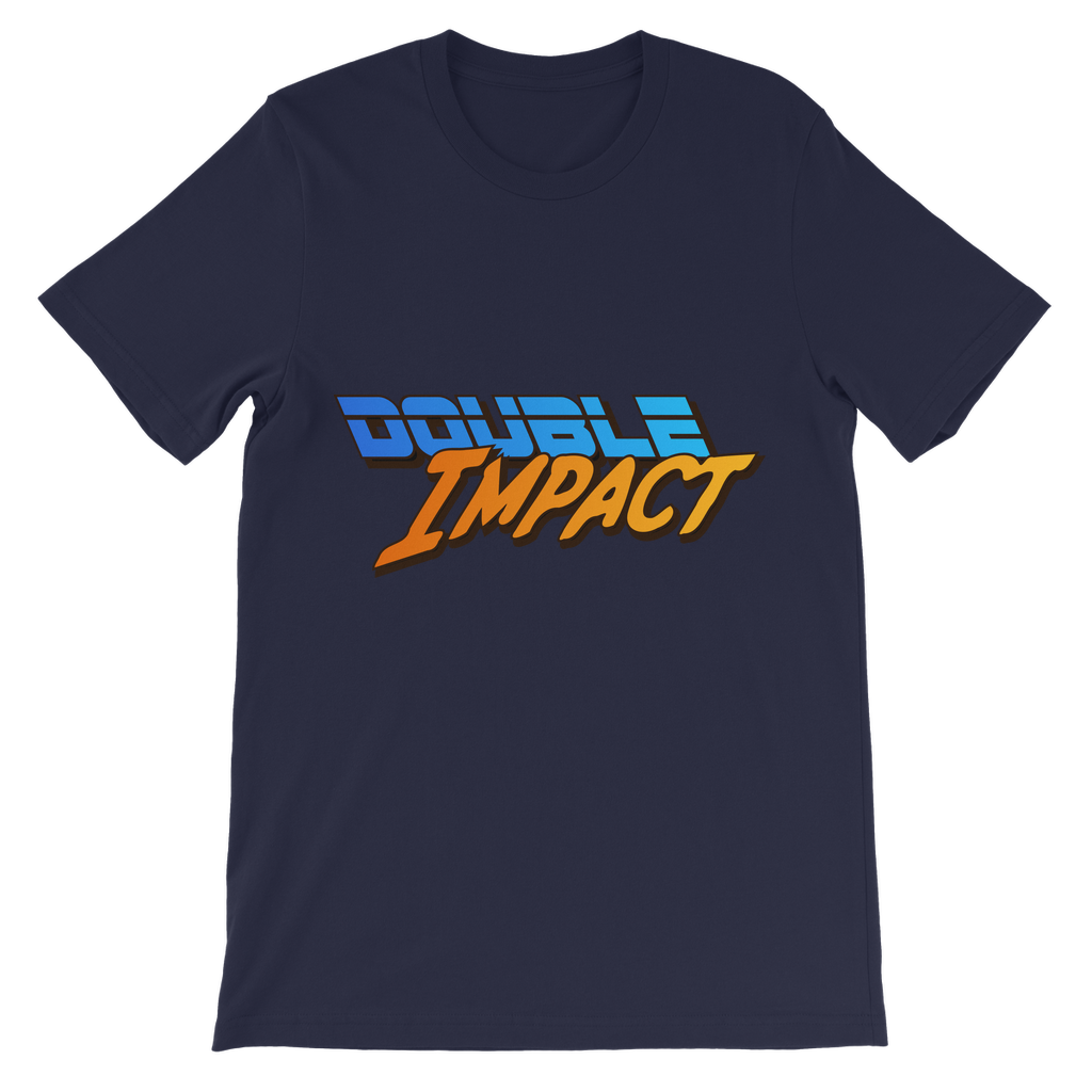 Double Impact (USA) Blue and Orange Youthwear Tee