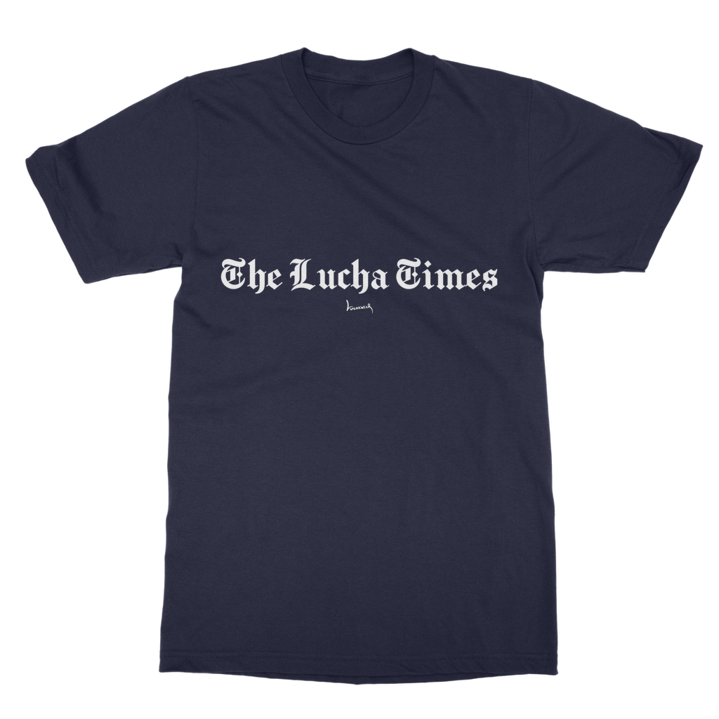 Lucha Times (White) Unisex Heavy Cotton Tee