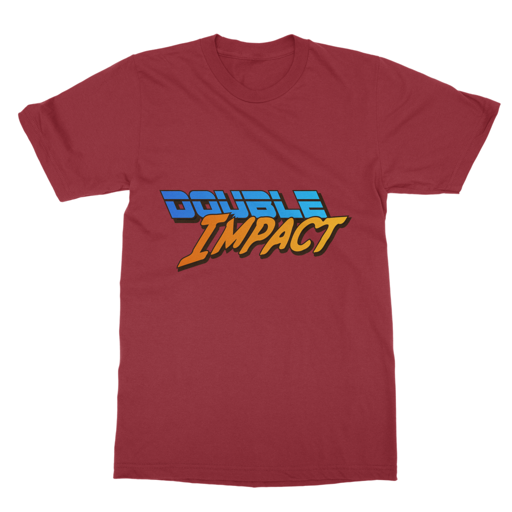 Double Impact (USA) Blue and Orange Unisex Classic Tee