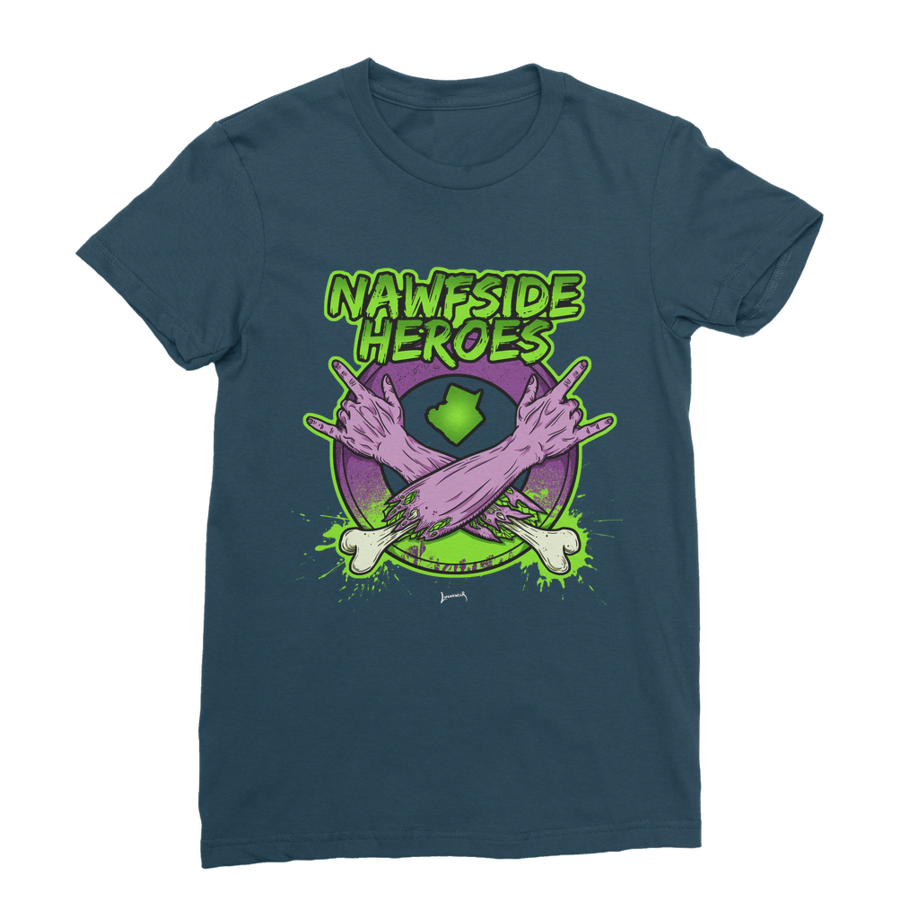 Nawfside Heroes (USA) "Coat of Arms" Women's Wear T-Shirt