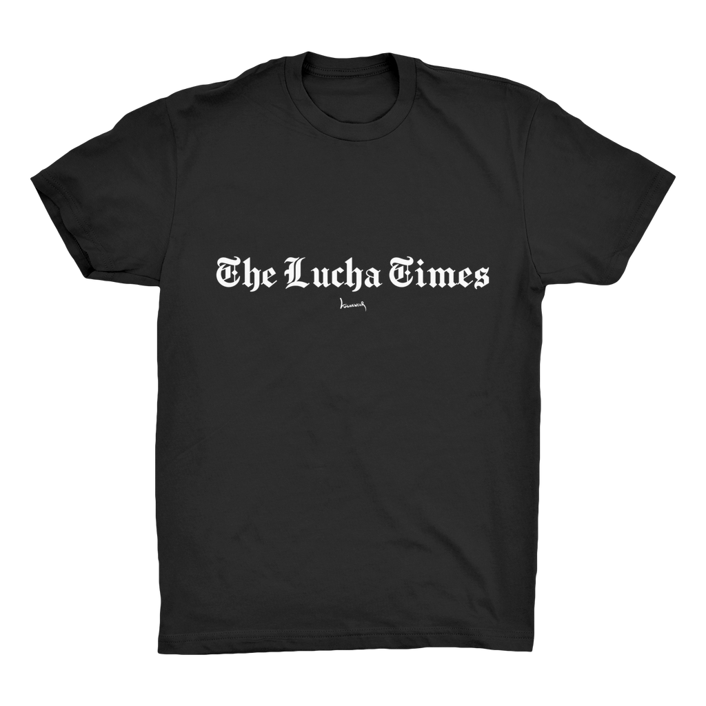 Lucha Times (White) Organic Adult Tee