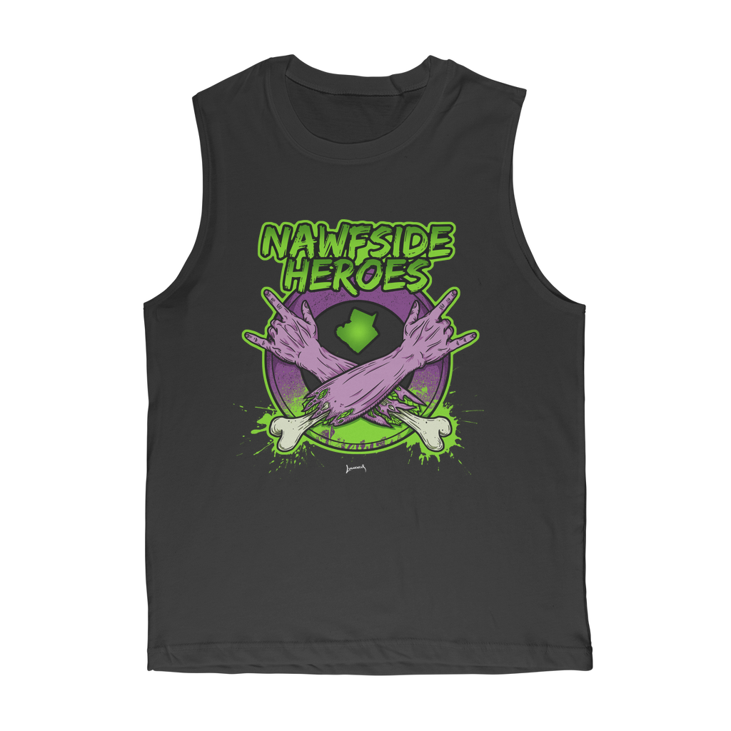 Nawfside Heroes (USA) "Coat of Arms" Muscle Tank Top