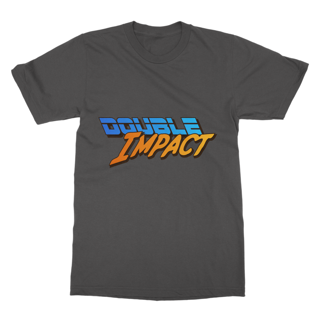 Double Impact (USA) Blue and Orange Unisex Classic Tee