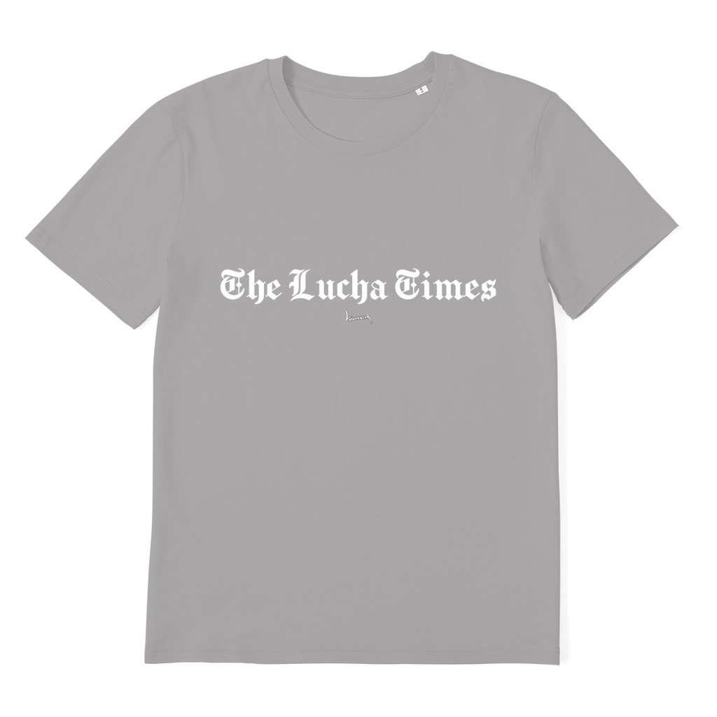 Lucha Times (White) Premium Organic Unisex Tee