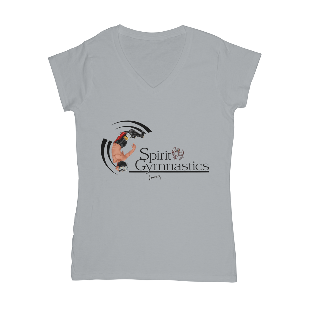 Spirit Gymnastics (USA) "Zenshi" Women's Wear V-Neck T-Shirt