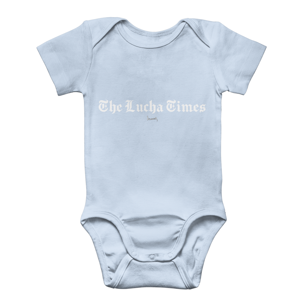 Lucha Times (White) Baby Onesie