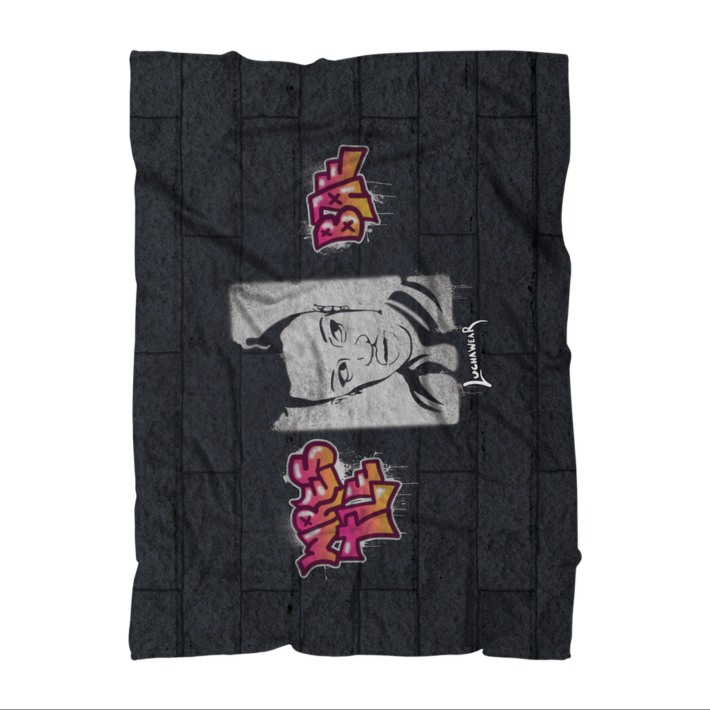 Vanity (USA) "Graffiti Portrait" Throw Blanket