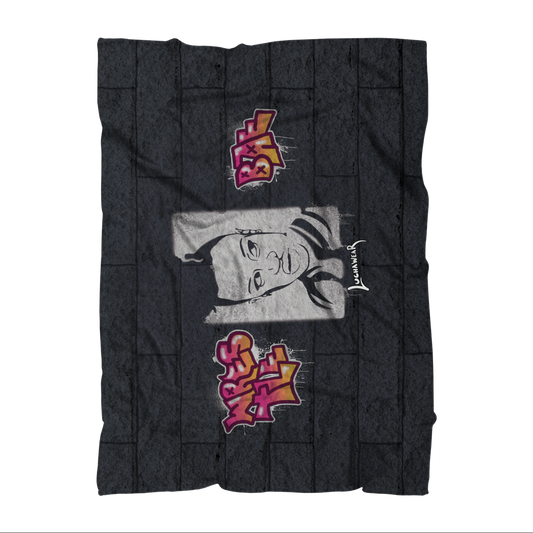 Vanity (USA) "Graffiti Portrait" Throw Blanket