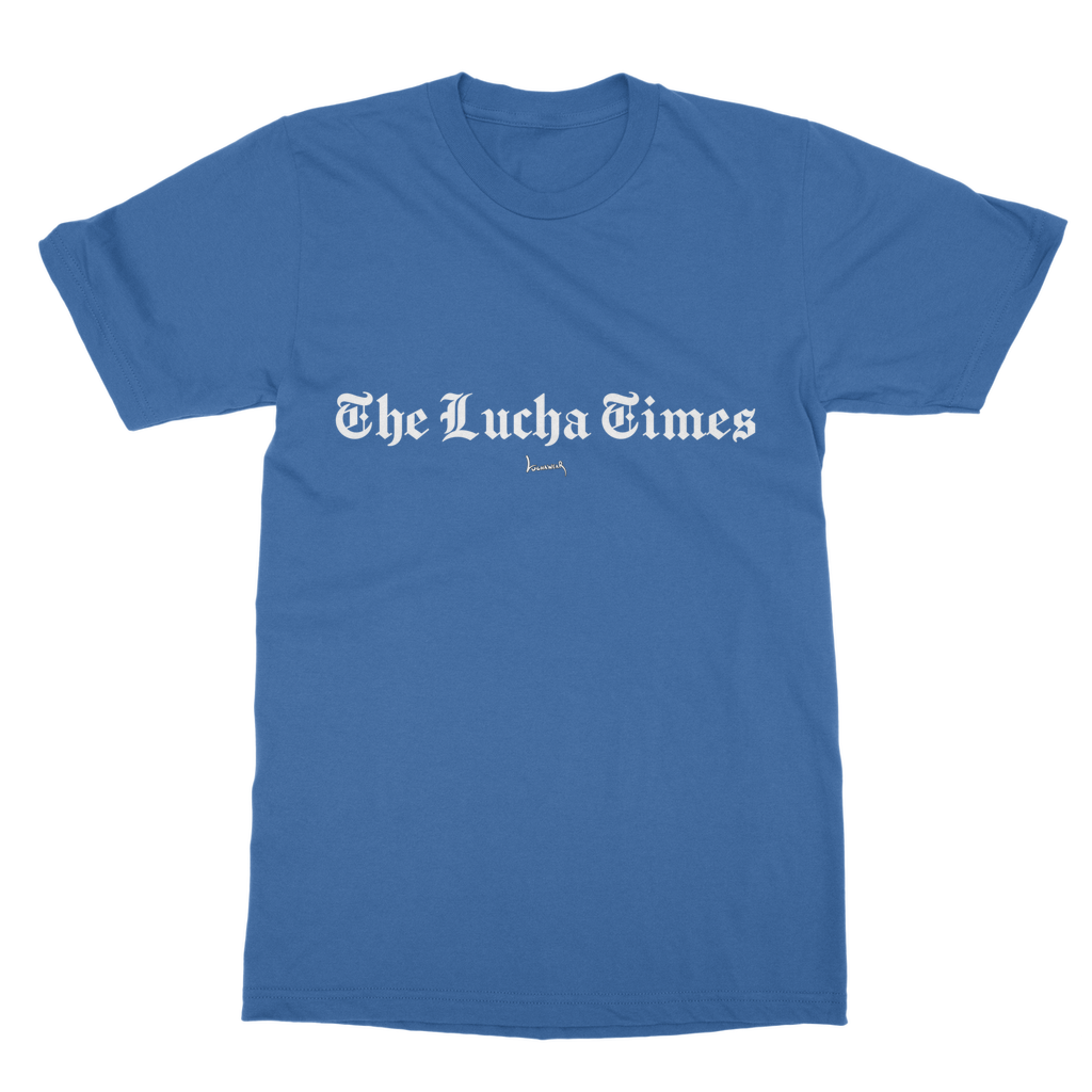 Lucha Times (White) Unisex Heavy Cotton Tee