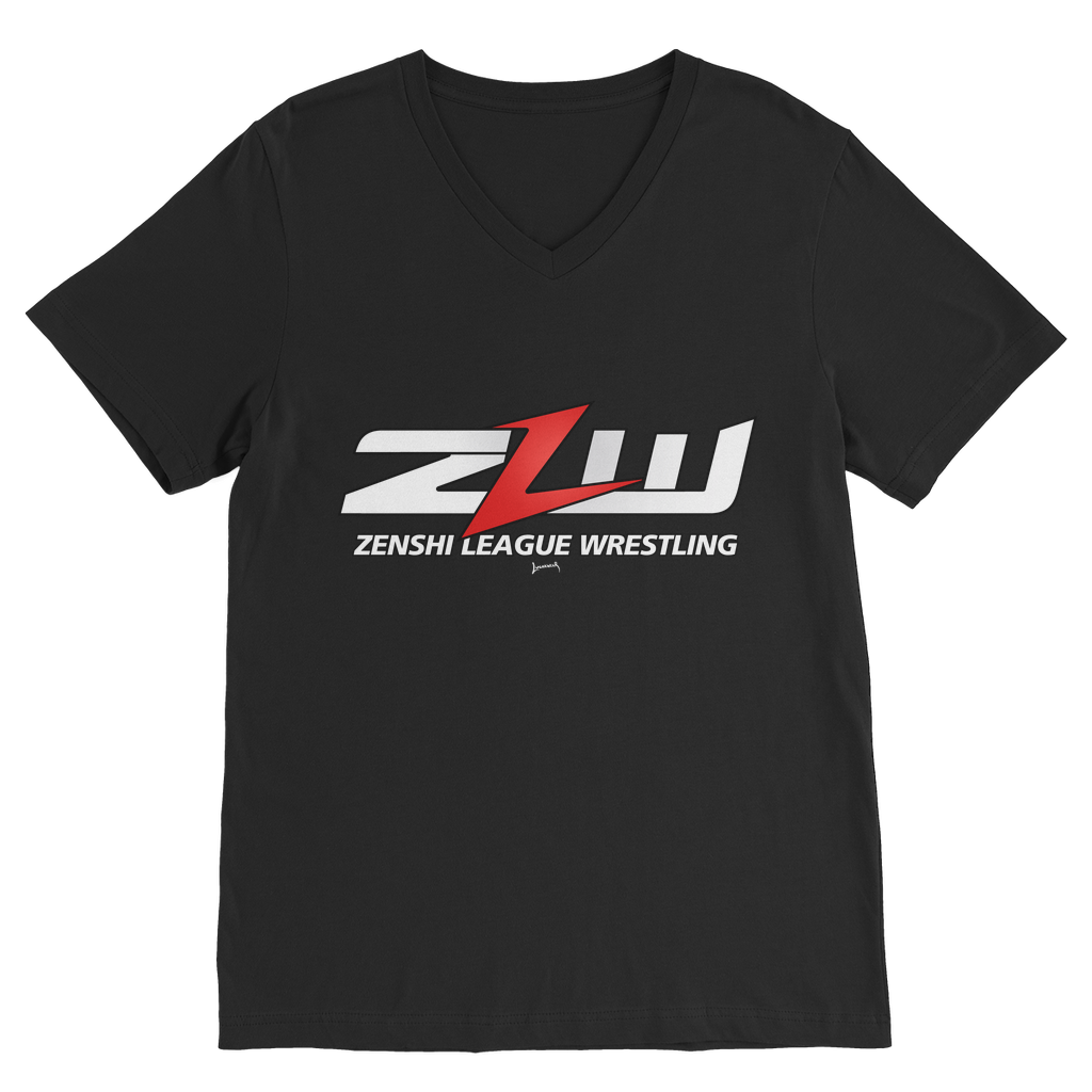 Zenshi League Wrestling (USA) V Neck Tee