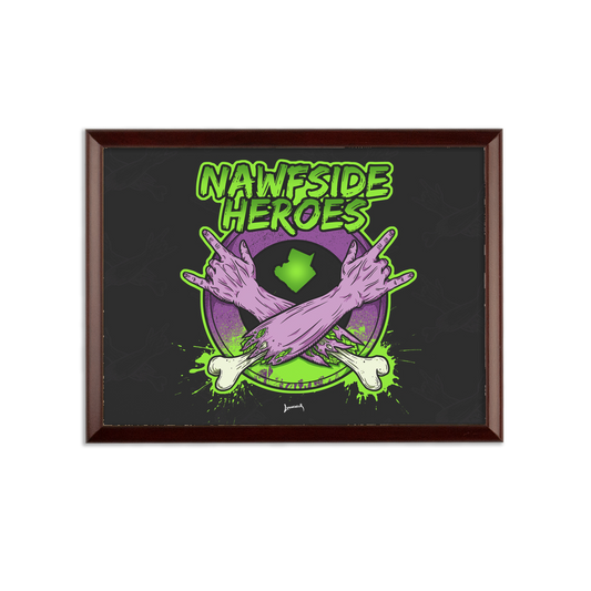 Nawfside Heroes (USA) "Coat of Arms" Wall Art Plaque