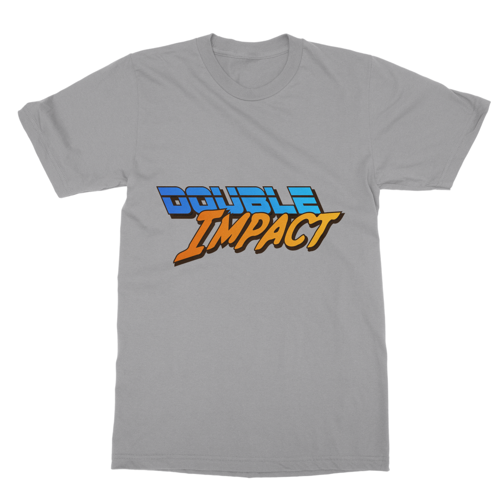 Double Impact (USA) Blue and Orange Unisex Classic Tee