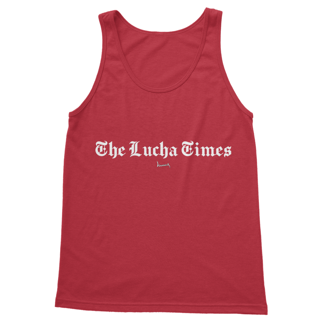 Lucha Times (White) Women's Wear Tank Top