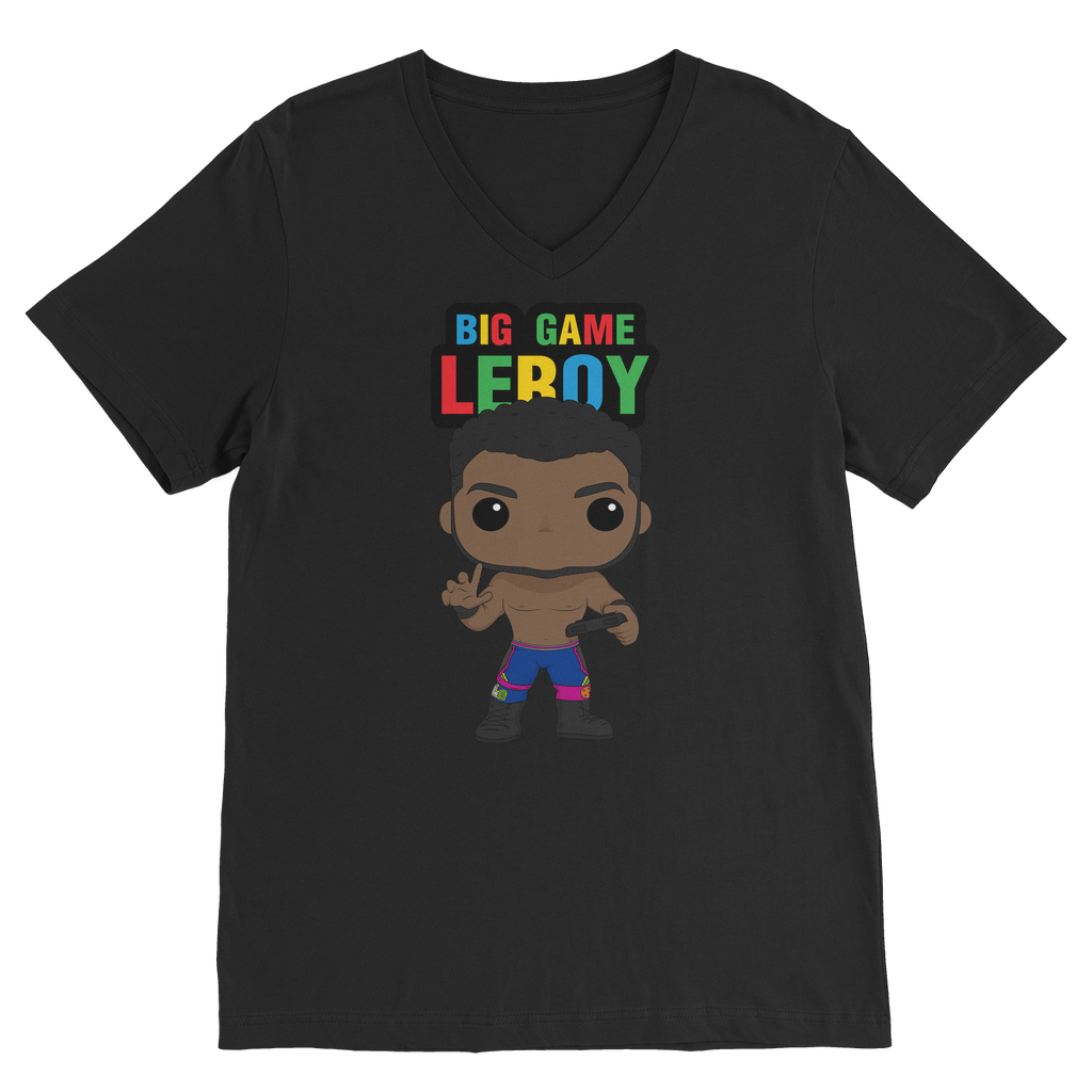 Big Game Leroy (USA) "Lil Leroy" V Neck Tee