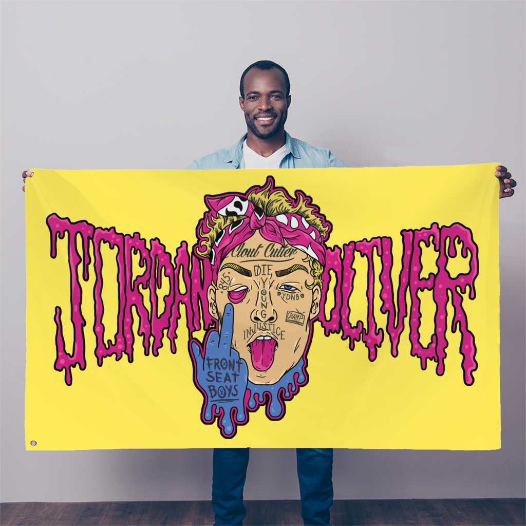 Jordan Oliver (USA) "Clout Man" Flag