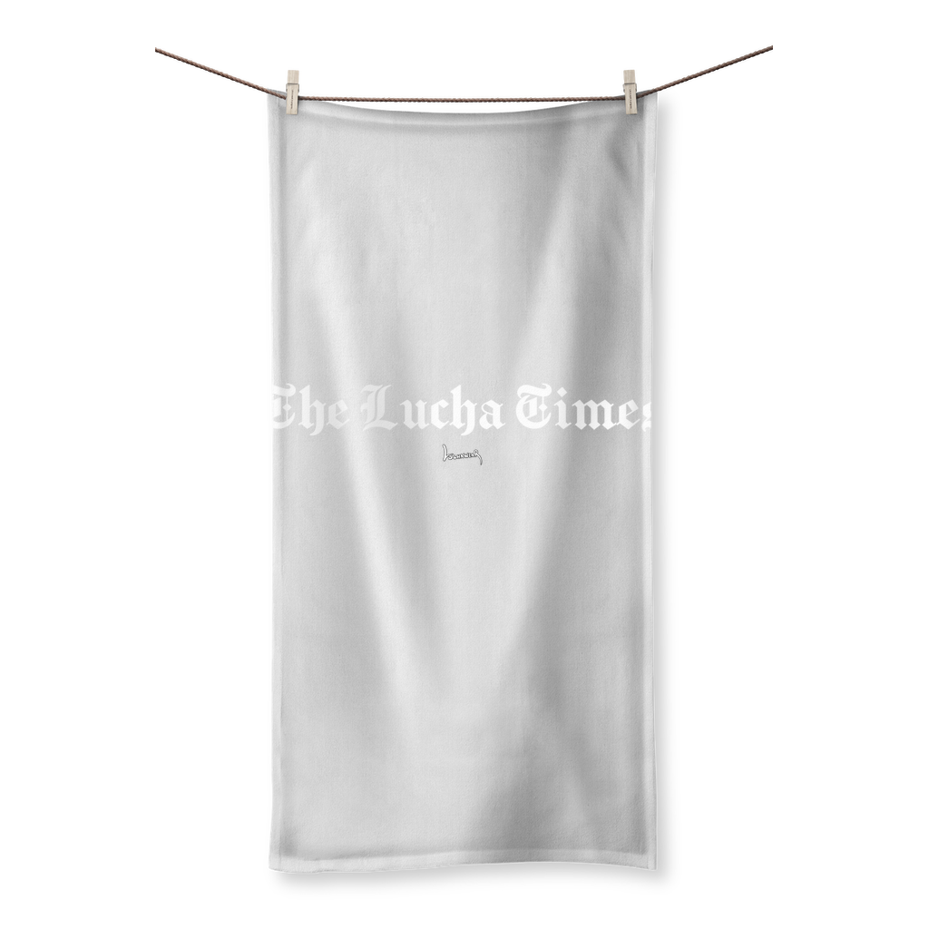 Lucha Times (White) Home and Beach Towel