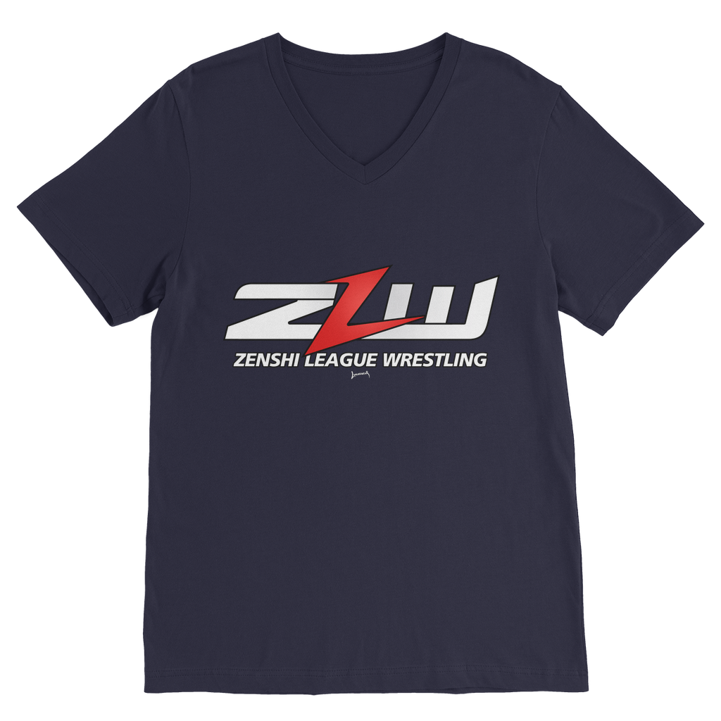 Zenshi League Wrestling (USA) V Neck Tee