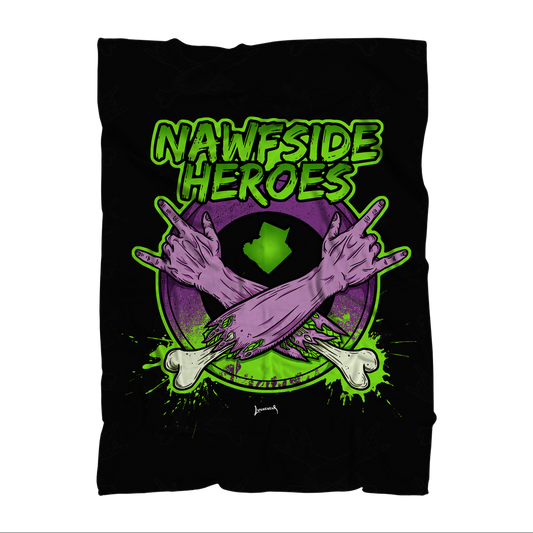 Nawfside Heroes (USA) "Coat of Arms" Throw Blanket