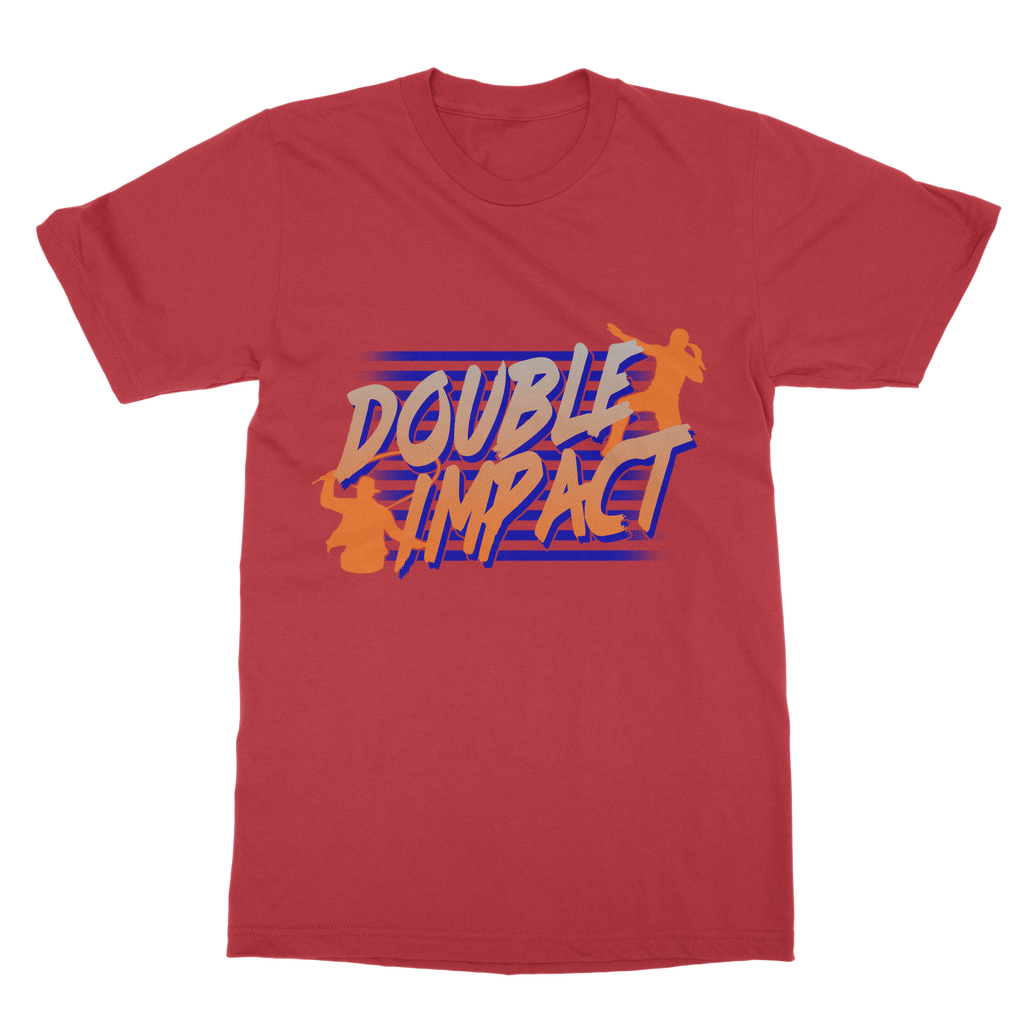 Double Impact (USA) "Logo" Unisex Heavy Cotton Tee