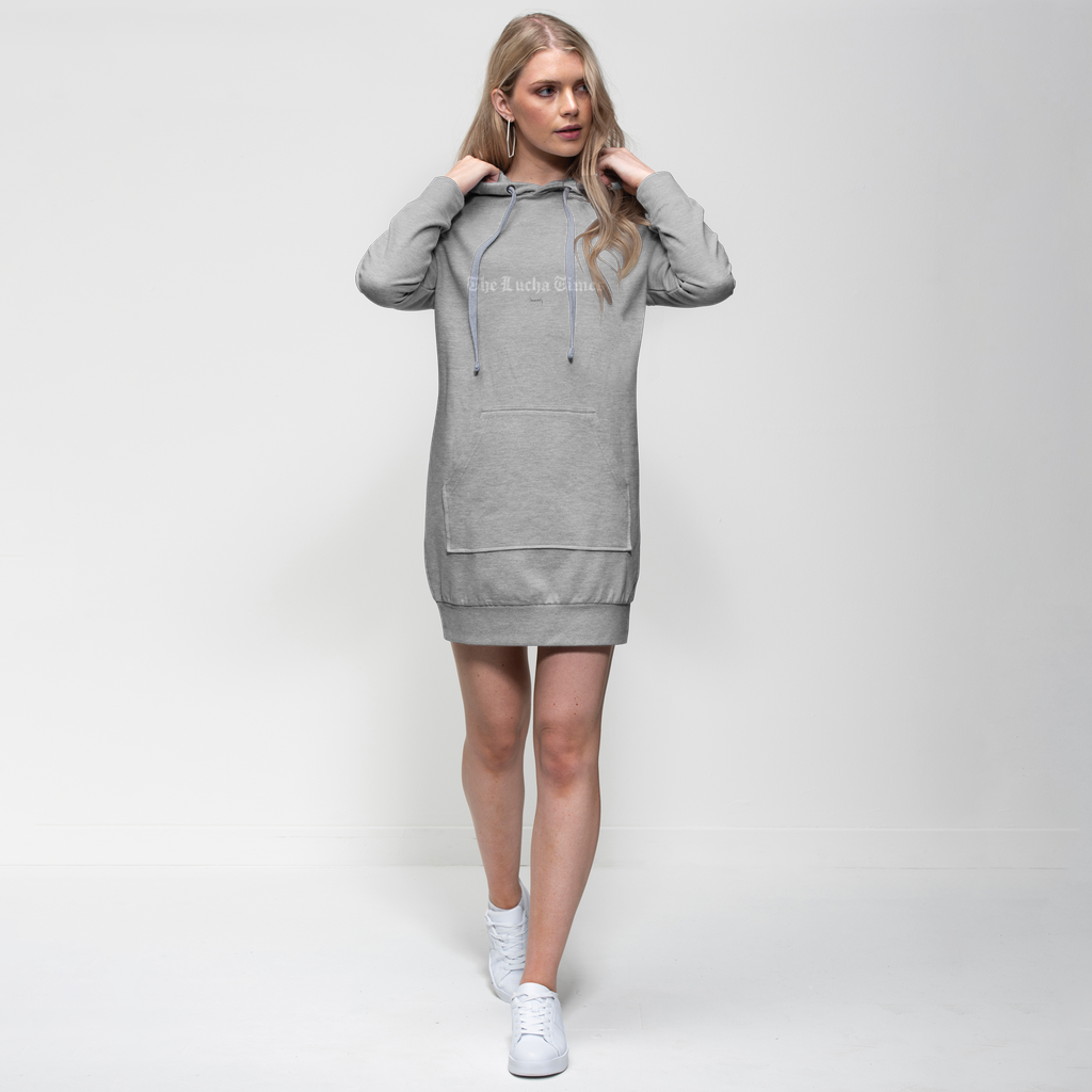 Lucha Times (White) Premium Hoodie Dress