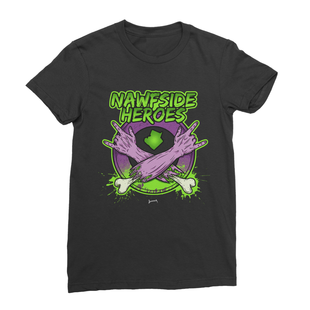 Nawfside Heroes (USA) "Coat of Arms" Women's Wear T-Shirt