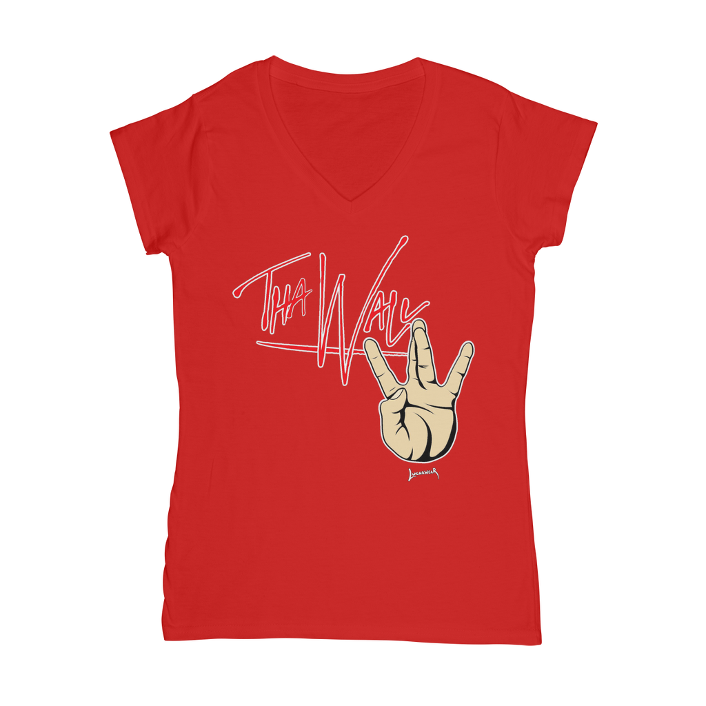 Big W (USA) "The Wall" Women's Wear V-Neck T-Shirt