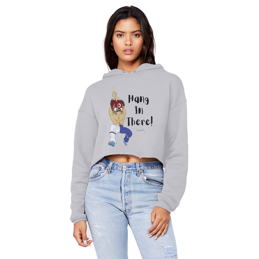 Shynron (USA) "Hang in There" Unisex Crop Top Boyfriend Hoodie
