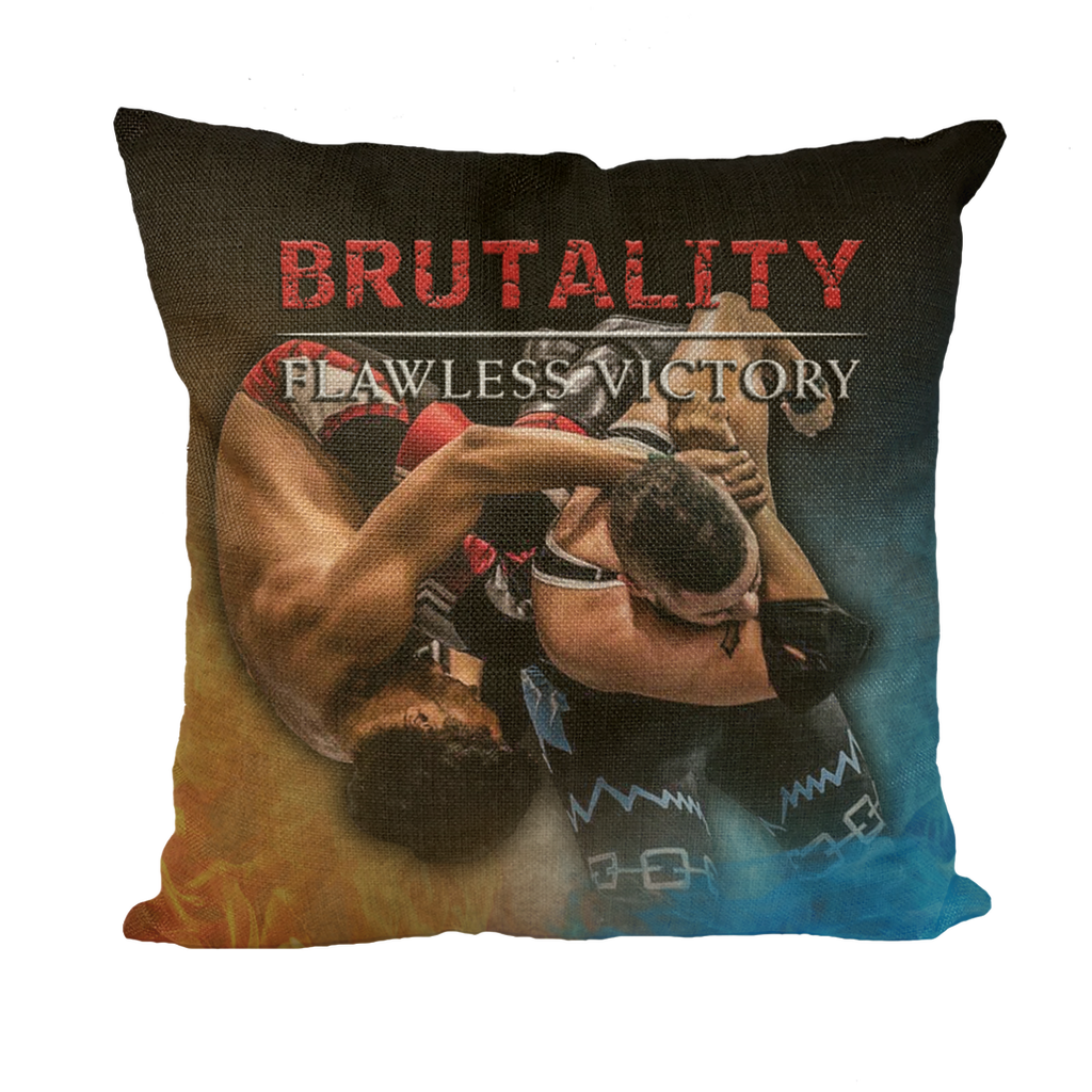 Leroy Green (USA) "Brutality" Throw Pillow