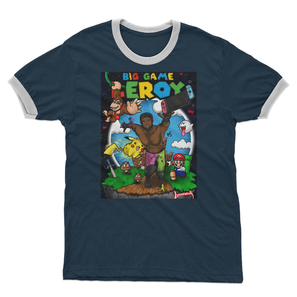 Get your game on! (USA) "Leroy Green" Ringer Tee