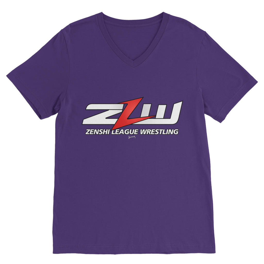 Zenshi League Wrestling (USA) V Neck Tee