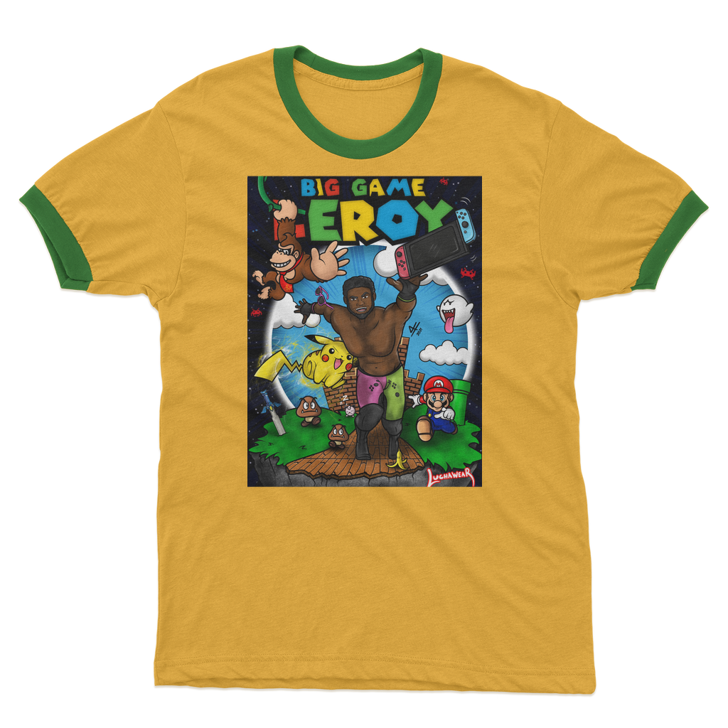 Get your game on! (USA) "Leroy Green" Ringer Tee