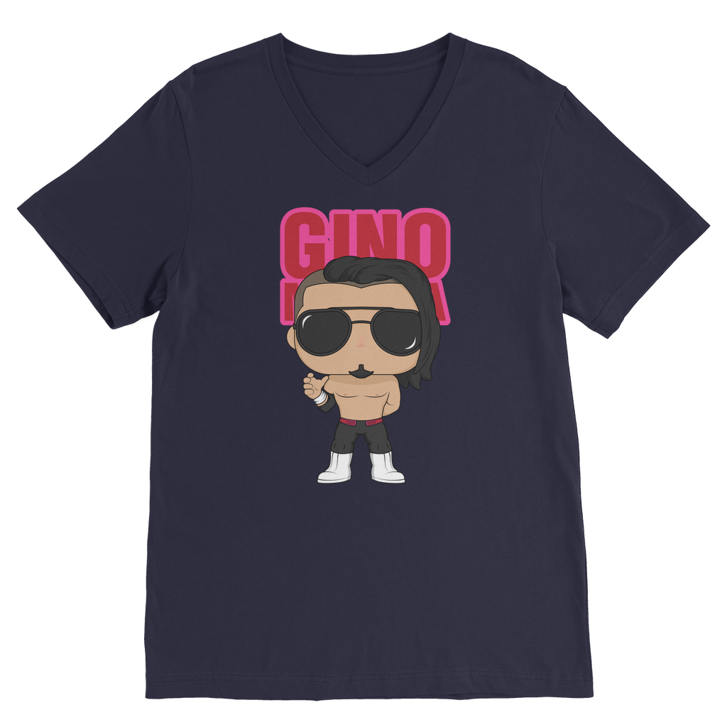 Gino Medina (USA) "Lil Gino" V Neck Tee