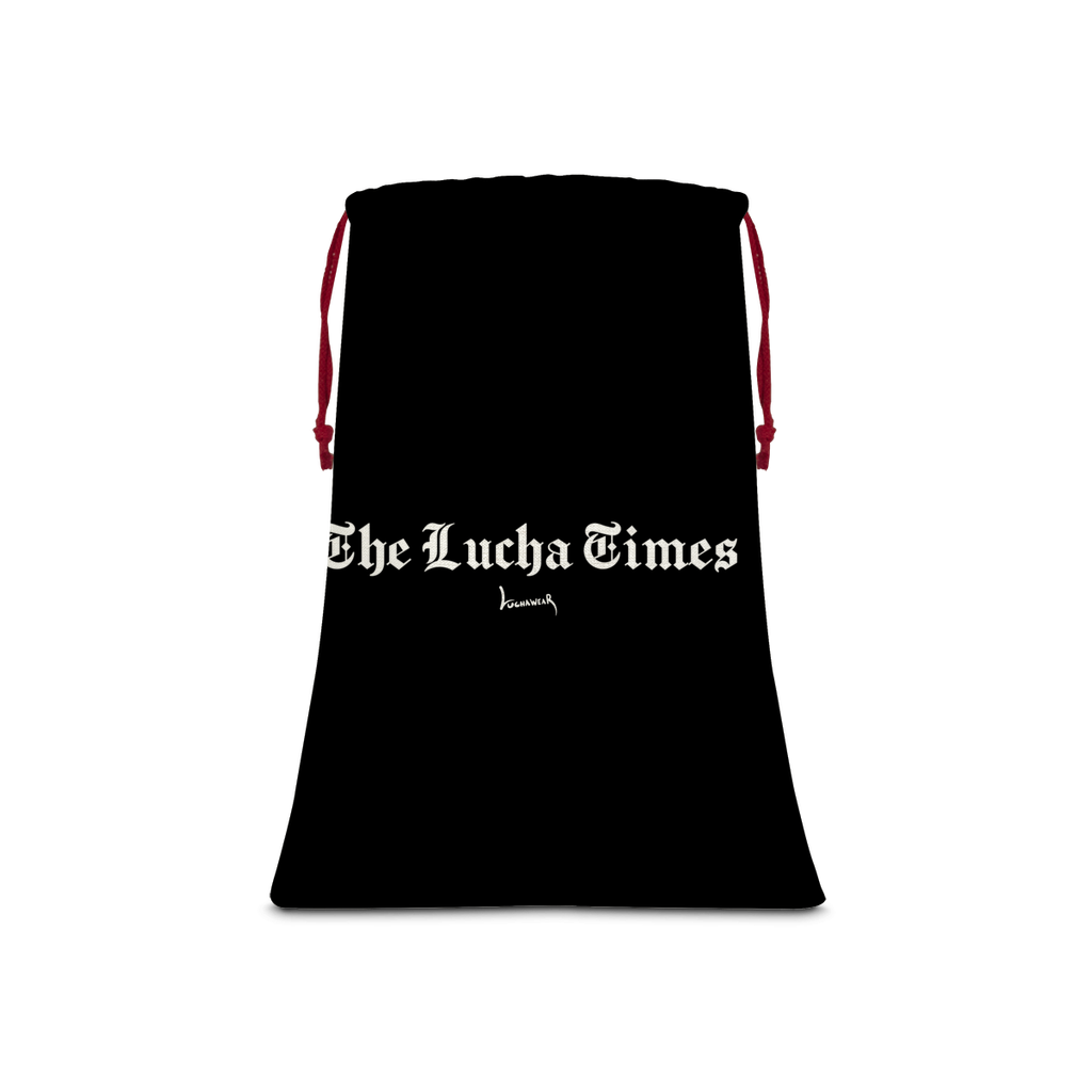 Lucha Times (White) Drawstring Bag