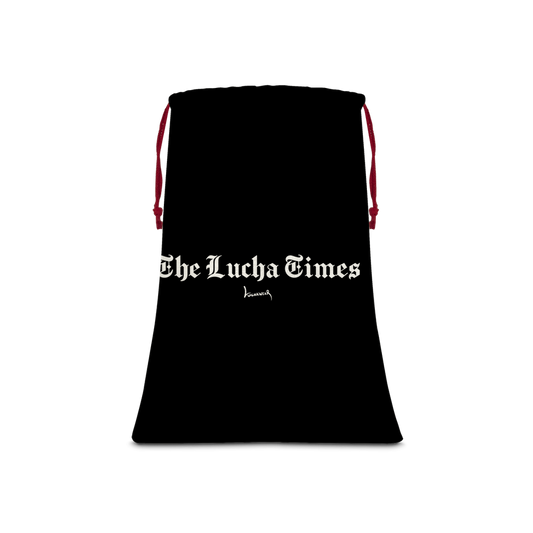 Lucha Times (White) Drawstring Bag