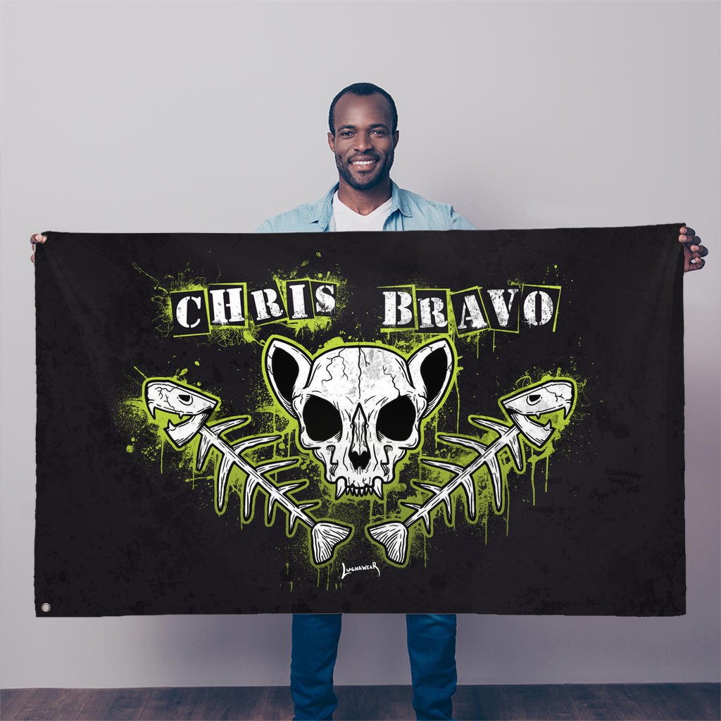 Chris Bravo (BOL) "Fish Bonez" Flag