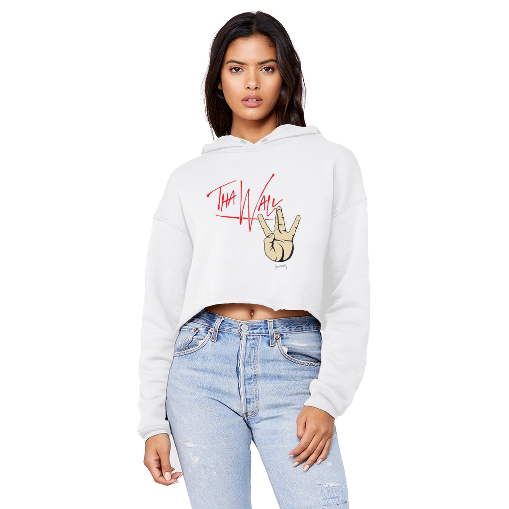 Big W (USA) "The Wall" Unisex Crop Top Boyfriend Hoodie